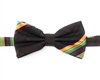 Kente (Dignity) Pre-Tied Bow Tie Set With Matching Hanky DD101PTBT