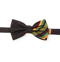Kente (Dignity) Pre-Tied Bow Tie Set With Matching Hanky DD101PTBT5