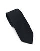 Satin Solid Black Tie 3" Width (Tie Only) DSKT003