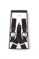 Solid Brown Suspenders DSUP02