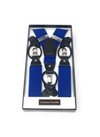Solid Royal Blue Suspenders DSUP09