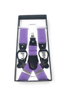 Solid Lavender Suspenders DSUP11