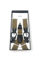 Solid Khaki Suspenders DSUP13