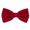 Red Micro-Grid Pre-Tied Bow tie with Matching Pocket Square  MGPTBT-14