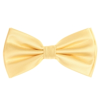 Honey-Gold Pin Dot Pre-Tied Bow Tie Set with Matching Pocket Square PDPTBT-12