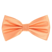 Orange Pin Dot Pre-Tied Bow Tie Set with Matching Pocket Square PDPTBT-14