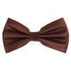 Brown Pin Dot Pre-Tied Bow Tie Set with Matching Pocket Square PDPTBT-25