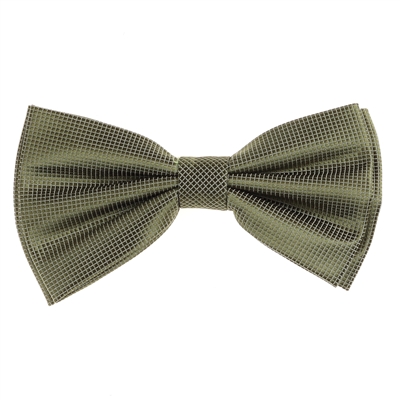 Moss Green Pin Dot Pre-Tied Bow Tie Set with Matching Pocket Square PDPTBT-33