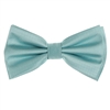 Metallic Teal Pin Dot Pre-Tied Bow Tie Set with Matching Pocket Square PDPTBT-36