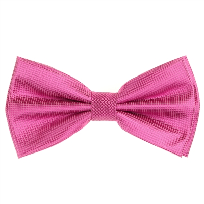 Fuchsia Pin Dot Pre-Tied Bow Tie Set with Matching Pocket Square PDPTBT-37