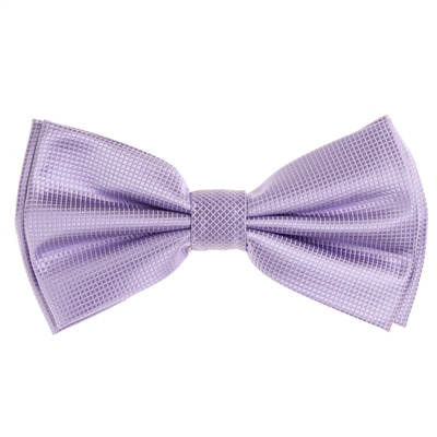 Lavender Pin Dot Pre-Tied Bow Tie Set with Matching Pocket Square PDPTBT-45