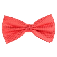 Bright Red Pin Dot Pre-Tied Bow Tie Set with Matching Pocket Square PDPTBT-46