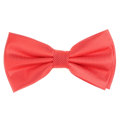 Bright Red Pin Dot Pre-Tied Bow Tie Set with Matching Pocket Square PDPTBT-46