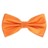 Orange Pin Dot Pre-Tied Bow Tie Set with Matching Pocket Square PDPTBT-48