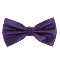 Purple Pin Dot Pre-Tied Bow Tie Set with Matching Pocket Square PDPTBT-51