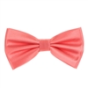 Coral Red Pin Dot Pre-Tied Bow Tie Set with Matching Pocket Square PDPTBT-53