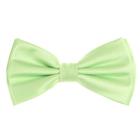 Bright Green Pin Dot Pre-Tied Bow Tie Set with Matching Pocket Square PDPTBT-62