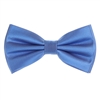 French Blue Pin Dot Pre-Tied Bow Tie Set with Matching Pocket Square PDPTBT-64