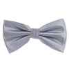 Blue-Gray Pin Dot Pre-Tied Bow Tie Set with Matching Pocket Square PDPTBT-71