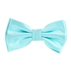 Mint Pastel Satin Finish Silk Pre-Tied Bow Tie with Matching Pocket Square SPTBT-213