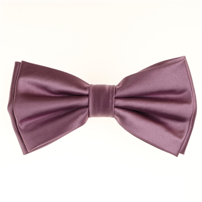 Wisteria Satin Finish Silk Pre-Tied Bow Tie with Matching Pocket Square SPTBT-229