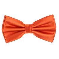 Sienna  Satin Finish Silk Pre-Tied Bow Tie with Matching Pocket Square SPTBT-234