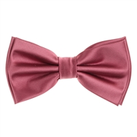 Chianti Satin Finish Silk Pre-Tied Bow Tie with Matching Pocket Square SPTBT-248