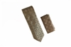 Bronze, Gold and Light Tan Designed Tie With Matching Pocket Square WTH-832