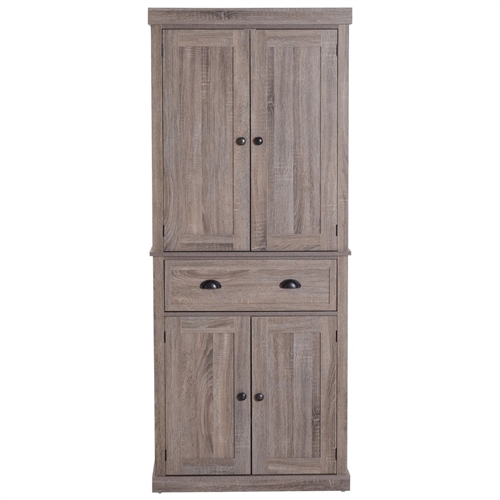 FarmHome 6ft  Kitchen / Bathroom Storage Pantry Drawer Cabinet Wood Grain