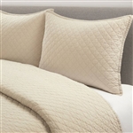 King/California King Lightweight Beige Textured Reversible 3-PC