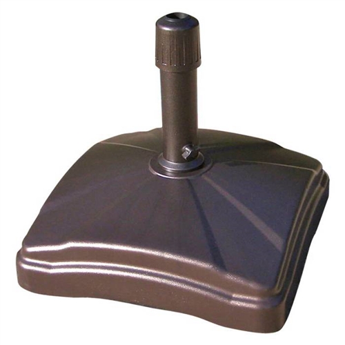 Bronze Patio Umbrella Base Up to 125 lbs of Stability Easy to Move Made in USA