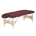 Burgundy Portable Massage Table with Adjustable Headrest and Carry Case