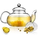 1,000 ml/33.8 oz Glass Teapot with Detachable Infuser