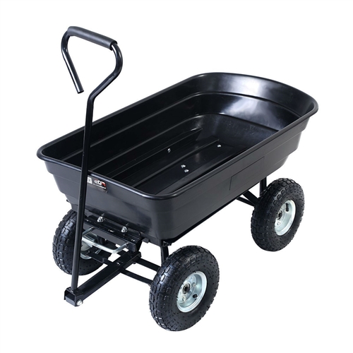 Black Wagon Heavy Duty Dump Cart Dumper