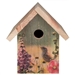Cedar Wooden A-Frame Birdhouses for Wrens - Easy to Hang