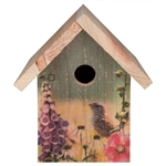 Cedar Wooden A-Frame Birdhouses for Wrens - Easy to Hang