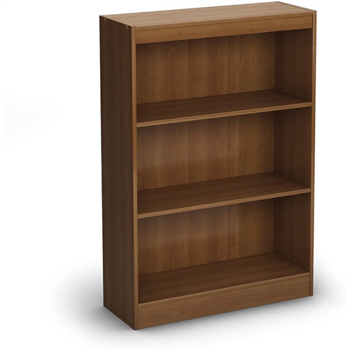 3-Shelf Bookcase in Morgan Cherry - Made from CARB Compliant Particle Board