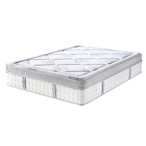 Queen Size 14 Inch Plush Hybrid Cooling Gel Memory Foam / Innerspring Mattress