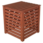 Outdoor 90 Gallon Solid Wood Compost Bin with Brown Finish