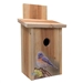 Cedar Birdhouse for Blue Birds with Easy Open Front Panel