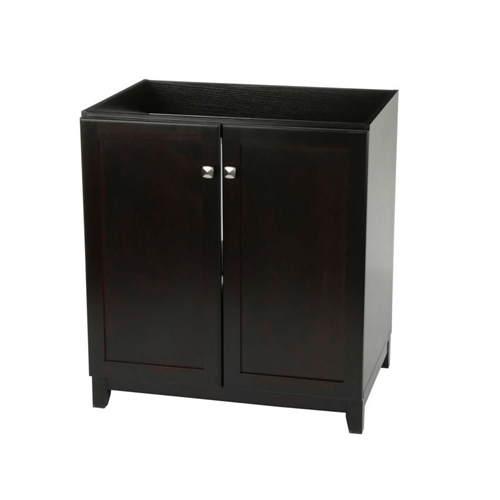 Espresso Bathroom Vanity Cabinet 30 x 21 inch - Top Sold Separately