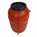 Terra Cotta Red HDPE Plastic 55-Gallon Rain Barrel with Spigot