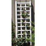 6.25 Ft Wall Trellis in White Vinyl - Made in USA