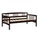 Twin size Day Bed in Espresso Wood Finish - Trundle Not Included