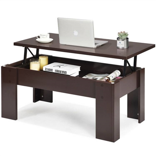 FarmHome Espresso Lift-Top Multi Purpose Coffee Table