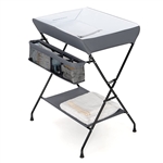 Grey Folding  Wide Nursery Diaper Baby  Changing Table