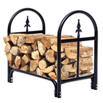 2 Ft. Small Indoor/Outdoor Heavy Duty Steel Firewood Storage Holder