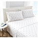 Full size Coastal Beach Starfish White Navy Red 100-Percent Cotton Sheet Set