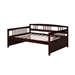 Full size Contemporary Daybed in Espresso Wood Finish