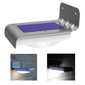 Set of 2 - Bright LED Solar Powered Wireless Motion Sensor Light